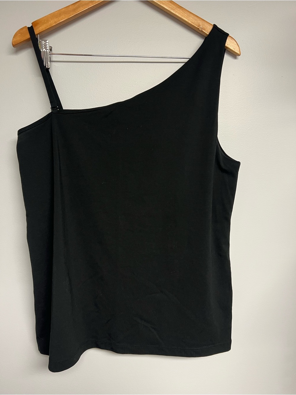 Banana Republic Black Asymmetric One-Shoulder Tank